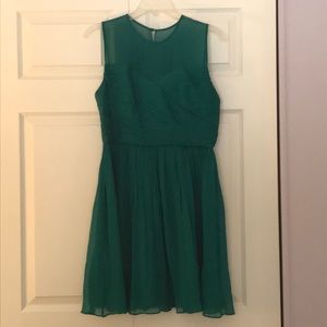 JCrew green/teal bridesmaid dress